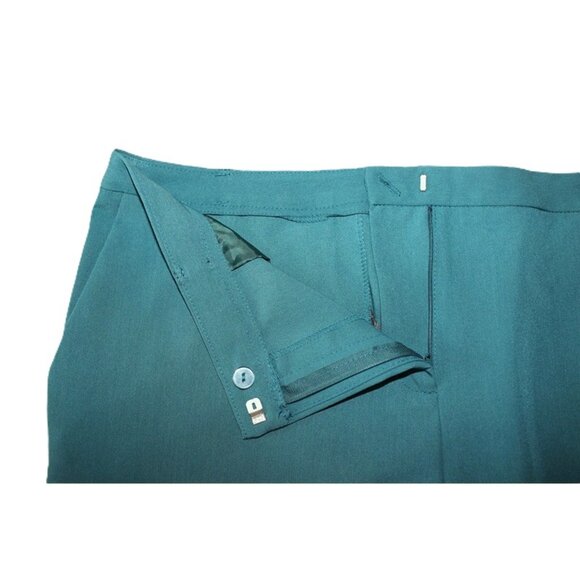 ASOS High Waisted Tapered Dress Pants in Teal - Size 14 (L) - Picture 3 of 12